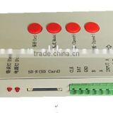 DC5V DC7.5-24V ,programmable rgb controller with SD car (programmable,T-1000S)
