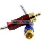 ZY HIFI Cable HIFI RCA to 3.5 Female Socket Four Core Twisted Pair Copper ( 6N ) RCA to Headset ZY-024 50cm Cable thumbnail-2