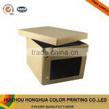 Handmade Kraft Paper Box Collapsible Cardboard Storage Box Gift Box thumbnail-3