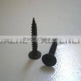 black fine thread Drywall screws