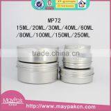 China Supplier Hair Aluminum Box Cream Jar 10ML 30ML 50ML 60ML thumbnail-1
