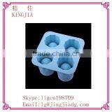 4 Cups Non-stick Clear Reusable Ice Shot Glass