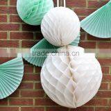 Vintage Christmas Party Supplies Decorations Giant Tissue Paper Ball Decoration