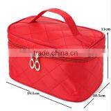 New Good Portable Type Bags Zipper Cosmetic Storage Make up Makeup Bag 4colors Handle Train Case Purse Toiletry Pouch thumbnail-2