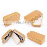 Chinese Factories Wholesale Custom High-grade PU Leather Watch Box, Portable Zipper Gift Box