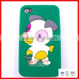 hot selling wolf logo silicon OEM mobile case