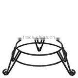 Black Finish Wire Rack for Round Bowl