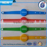 High / Ultrahigh Frequency Waterproof Nfc Pvc Wristband / Bracelet thumbnail-3