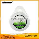 Top Garden Tool Line Grass Cutting Parts 2.0mm*15m Nylon Round Trimmer Line thumbnail-1