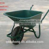Europe Plastic Garden Wheel Barrow With 4.00-8 Rubber Wheel WB6414 thumbnail-3