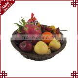 New Wholesale 3 Tier Rattan Basket Fruit and Vegetable Supermarket Display thumbnail-2