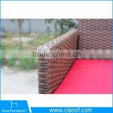 Plastic Rattan Furniture Aluminum Outdoor Furniture Wicker Armest Dining Chair thumbnail-2