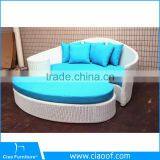 Contemporary Outdoor Furniture Coastal Rattan Sunbed thumbnail-2