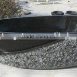 Solid Stone Freestanding Black Bathtub thumbnail-2