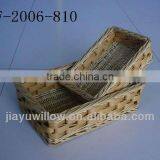 Wicker Basket Tray thumbnail-1