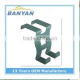 Long Over Door Clothes Hanger Metal Stainless Steel Single Coat Hook Door Hooks thumbnail-1