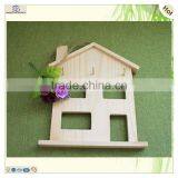 Laser Engraved House Shape Pine Wooden Key Rack Holder thumbnail-3