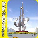 Sculpture Abstract Large Metal Garden Sculpture Stainless Steel Sculpture thumbnail-3