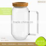 Decorative Hand Made Glass Mason Jars Seal for Cookie Jar thumbnail-1