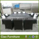 Kitchen Table Sets/hot Sell Rattan Living Dining Table and Chair Sets thumbnail-3