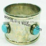 Natural Wooden Napkin Rings | Metal Napkin Rings for Sale thumbnail-3