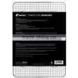 Cooling Rack by Keetzen 100% Real Stainless Steel 12 Inch x 17 Inch for Baking, Roasting & Decorating With Cross Wire Grid Patte thumbnail-3