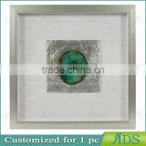 Natural Solid Wooden Shadow Box With Agate Stone thumbnail-1