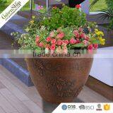 Colorized Plastic Flower Pot Eco-friendly Round Plant Pots Hot Sale thumbnail-5