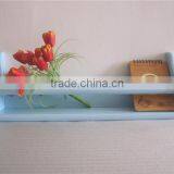 Red Decorative Wall Shelf Wood Nursery Wall Shelf thumbnail-1