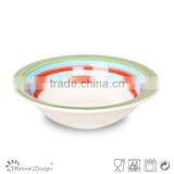 Handpainted Ceramic Soup Bowl thumbnail-3