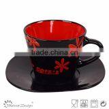 Ceramic Coffee Cups and Saucers,stoneware Wholesale Coffee Cup and Saucer,personalized Tea Cups & Saucers thumbnail-4