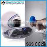 BEST QUALITY SWIMMING GLASSES/SWIM GOGGLES/SILICONE ROPE AND TRANSPARENCY LENS thumbnail-6