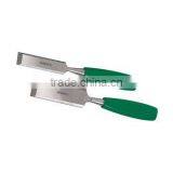 FLAT PLATE CHISEL.BLUE HANDLE