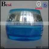 China 50g Fancy Blue Glass Cosmetic Jar Acrylic Lid Skin Care Cream Cosmetic Glass Jar thumbnail-1