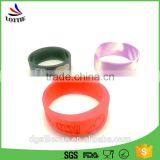Custom Embossed Paint Silicone Bracelets Cheap Silicone Wristbands thumbnail-6