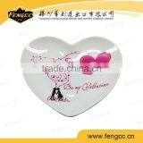 Heart Shape Solid Color 100% Melamine Plate thumbnail-3