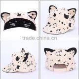 Heat Transfer Printing Kid Baseball Caps With Ears Children Hats thumbnail-1