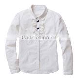 School Girls Cotton Long Sleeve Shirt High School Apparel thumbnail-3