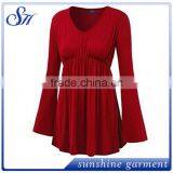 New Casual Design Blouses Fashion Style Round Bottom 2017 for Women thumbnail-3