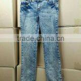 Cheap Stock Lot Sale Various Man Woman's Denim Jean From Korea thumbnail-4