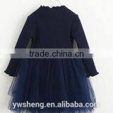 The New Autumn and Winter Children 's Clothing Girls' Long - Sleeved Lace Dress thumbnail-4