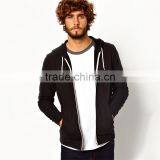 Mens Cheap Bulk Wholesale Navi Blue Hoodie Navy Blue Golds Gym Plain Cheap Hoodies OEM for Men thumbnail-1