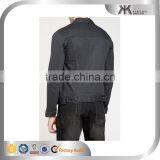 Custom Stone Washed Gray Denim Jacket Designer Faded Jean Jacket thumbnail-3