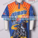 Custom Design Sublimation Printing Mens Short Sleeve Motorcycle Jersey thumbnail-4