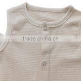 Wholesale 100% Organic Romper Baby Summer Baby Onesie Custom Printing thumbnail-4