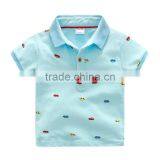 Wholesales Summer Kids Boys Casual Printing Polo T-shirt thumbnail-3