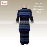 Jacquard Lady Sweater Design for Lady Sweater in the Spring and Autumn 80%Viscose 20%Polyester 12GG thumbnail-1