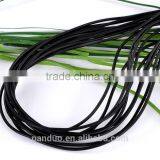 Hihg Quality 2mm 10M Length Black Round Rubber Jewelry Cord
