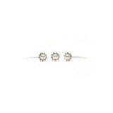 925 sterling silver plating crystal bridal wedding jewellery hair pins for women