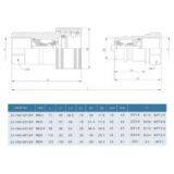 ZJ-YAG ISO7241-1A Industrial Interchange Hydraulic Quick Connect Coupling thumbnail-3